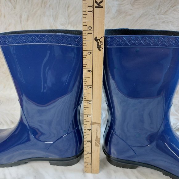 UGG Australia Kid's Blue Raana Rubber Rain Boot Siz US Youth-2 - Picture 3 of 10